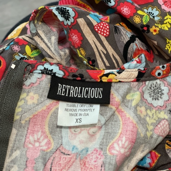 Retrolicious Little Red Riding Hood Matryoshka Doll Dress XS - Picture 5 of 5